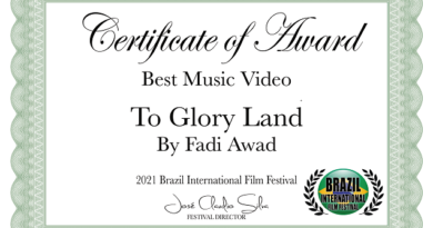 An Outstanding Win For Fadi Awad in Brazil International Film Festival!