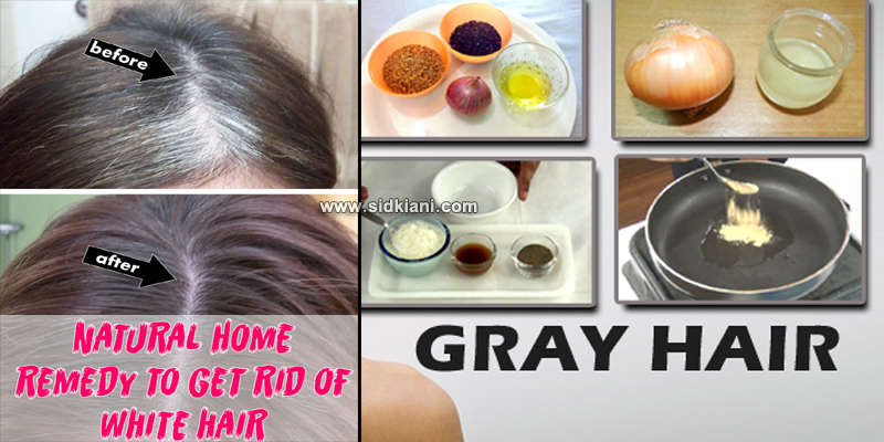 How To Get Rid Of Gray Hairs With Kitchen Ingredients