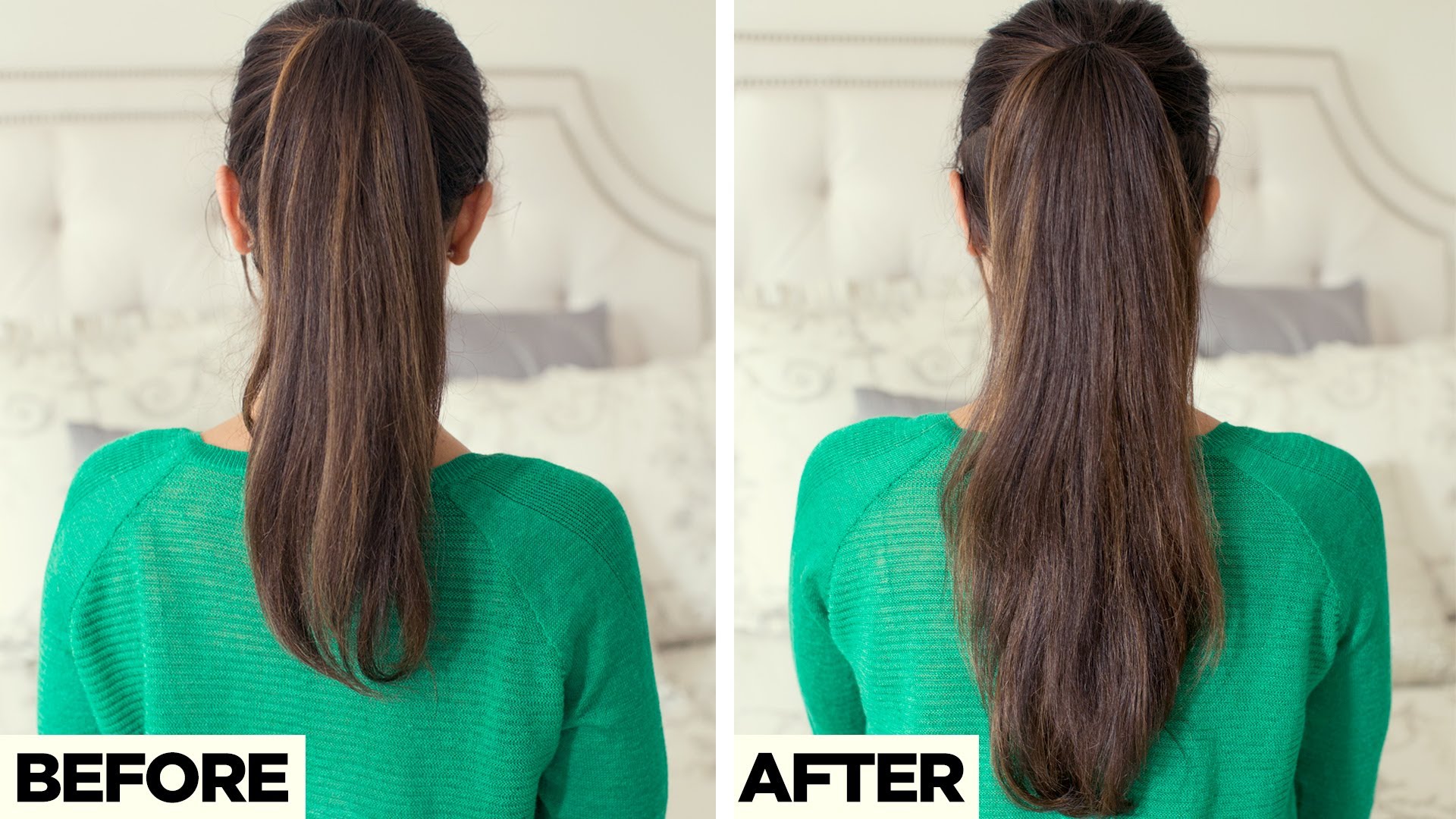 How to Make Your Hair Look Longer in Just 2 Minutes!